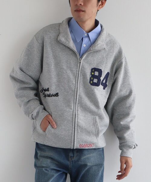 CRAFT STANDARD BOUTIQUE（クラフトスタンダードブティック）の「サガラ刺繍ZIPブルゾン（ブルゾン・メンズ・ホワイト系その他/杢グレー・L/LL）」の2枚目の写真