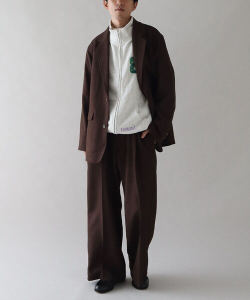 CRAFT STANDARD BOUTIQUE（クラフトスタンダードブティック）の「サガラ刺繍ZIPブルゾン（ブルゾン・メンズ・ホワイト系その他/杢グレー・L/LL）」の9枚目の写真