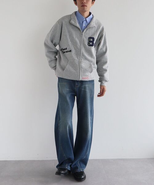 CRAFT STANDARD BOUTIQUE（クラフトスタンダードブティック）の「サガラ刺繍ZIPブルゾン（ブルゾン・メンズ・ホワイト系その他/杢グレー・L/LL）」の13枚目の写真