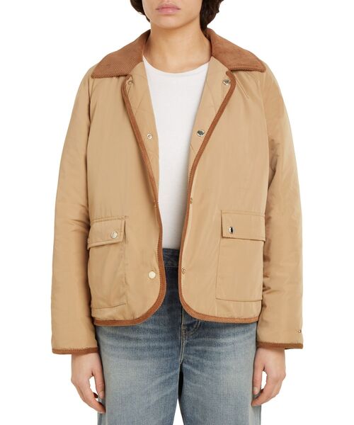 TOMMY HILFIGER（トミーヒルフィガー）の「キルテッドリバーシブルジャケット（ブルゾン・レディース・ベージュ/ネイビー・SMALL/X-SMALL）」の9枚目の写真