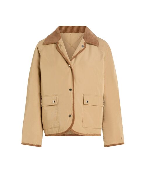 TOMMY HILFIGER（トミーヒルフィガー）の「キルテッドリバーシブルジャケット（ブルゾン・レディース・ベージュ/ネイビー・SMALL/X-SMALL）」の3枚目の写真