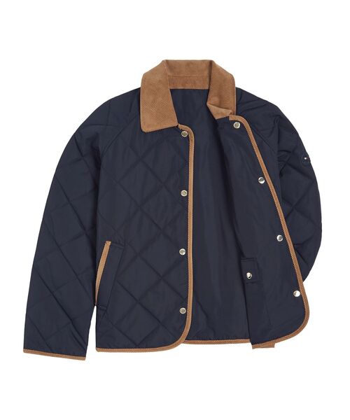 TOMMY HILFIGER（トミーヒルフィガー）の「キルテッドリバーシブルジャケット（ブルゾン・レディース・ベージュ/ネイビー・SMALL/X-SMALL）」の22枚目の写真