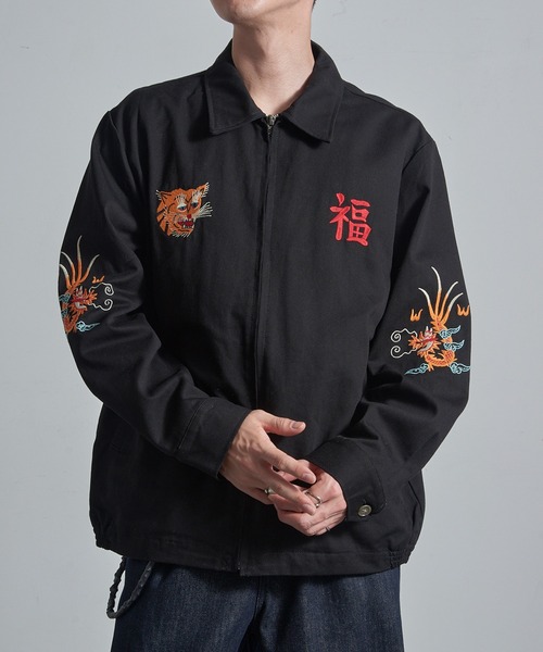 HOUSTON(ヒューストン)の「【HOUSTON】51351 VIETNAM JACKET(MAP)ベトナムジャケット べトジャン(その他アウター・メンズ・オリーブ/カーキ/ブラック・M/L/XL)」の2枚目の写真