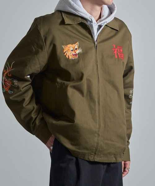 ベトナムジャケット XLARGE（エクストラ ラージ） 全2色 ベトジャン TIGER EMBROIDERY