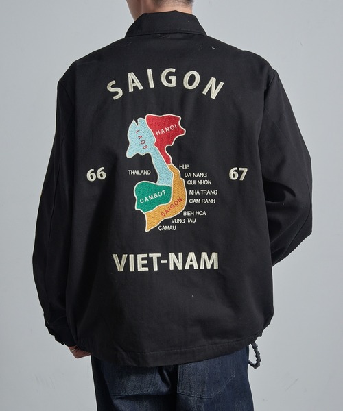 HOUSTON(ヒューストン)の「【HOUSTON】51351 VIETNAM JACKET(MAP)ベトナムジャケット べトジャン(その他アウター・メンズ・オリーブ/カーキ/ブラック・M/L/XL)」の16枚目の写真