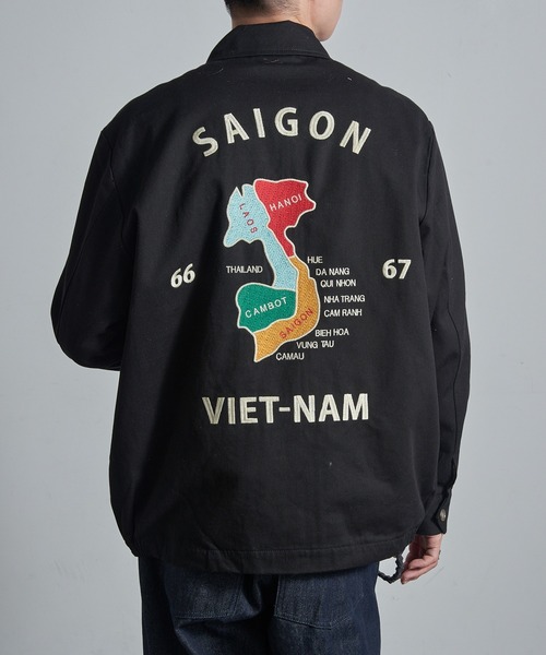 HOUSTON(ヒューストン)の「【HOUSTON】51351 VIETNAM JACKET(MAP)ベトナムジャケット べトジャン(その他アウター・メンズ・オリーブ/カーキ/ブラック・M/L/XL)」の17枚目の写真