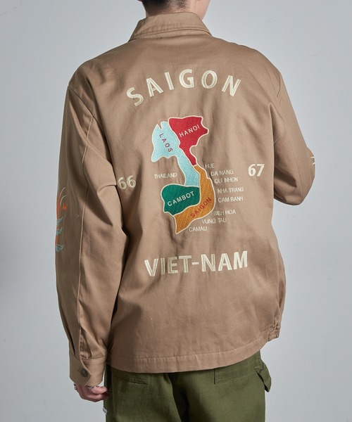 Houston ヒューストン　51351 ベトナムジャケット HOUSTON（ヒューストン） 51351 ベトナムジャケット MAP メンズ