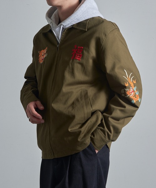 HOUSTON(ヒューストン)の「【HOUSTON】51351 VIETNAM JACKET(MAP)ベトナムジャケット べトジャン(その他アウター・メンズ・オリーブ/カーキ/ブラック・M/L/XL)」の6枚目の写真