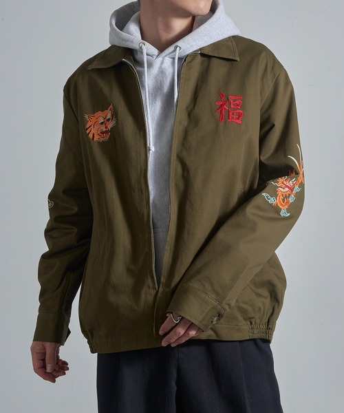 HOUSTON(ヒューストン)の「【HOUSTON】51351 VIETNAM JACKET(MAP)ベトナムジャケット べトジャン(その他アウター・メンズ・オリーブ/カーキ/ブラック・M/L/XL)」の7枚目の写真