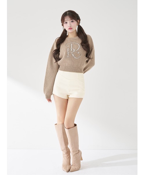 Darich（ダーリッチ）の「美シルエットショートパンツ（その他パンツ・レディース・アイボリー/ブラック/グレー・FREE/FL）」の10枚目の写真