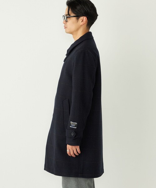 SHIPS Colors:ホロウ ウール ステンカラーコート（ステンカラーコート