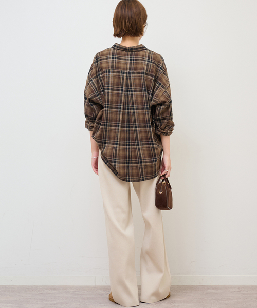 JOURNAL STANDARD relume(ジャーナルスタンダード レリューム)の「【MULTI FUNC+】セミワイドニットパンツ(その他パンツ・レディース・アイボリー/ネイビー/ブラウン・FREE)」の21枚目の写真