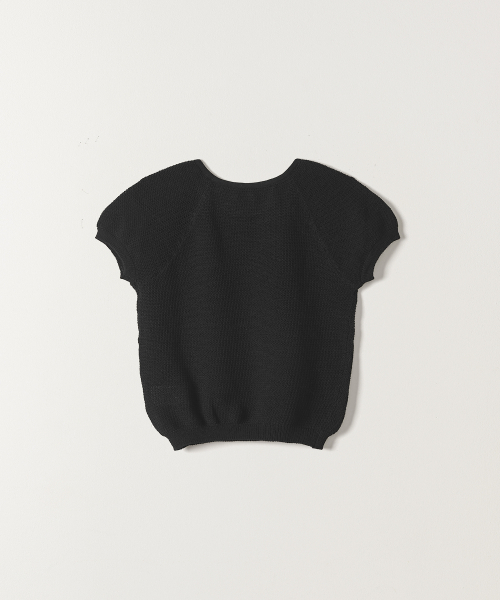 TTUDEMENT(トュードメント)の「PUFF SLEEVE ROUND NECK KNIT TOP BLACK(ニット/セーター・レディース・その他・FREE)」の3枚目の写真