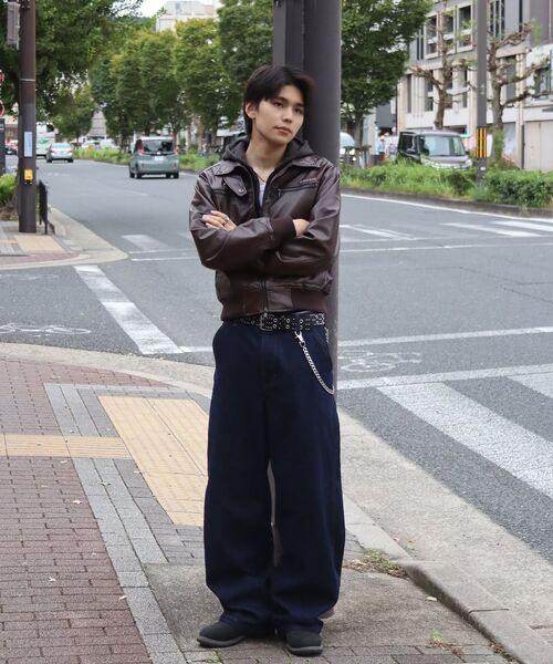 AAKAM（アーカム）の「Western Collar Leather Jacket (Brown)（ライダースジャケット・レディース・その他・1/2）」の17枚目の写真