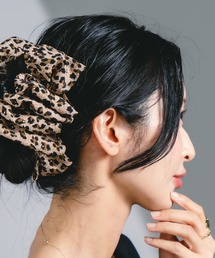 Os accessory（オズアクセサリー）の「Os　-オズ-　レオパードヘアバンスクリップ（バレッタ/ヘアクリップ）」