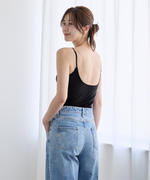 AMOSTYLE BY Triumph（アモスタイルバイトリンプ）の「背中見せブラトップ AMST967 B.Top JX（その他アンダーウェア/インナー・レディース・ホワイト/ブラウン/ブラック・L/M/LL）」の5枚目の写真