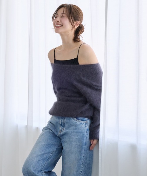 AMOSTYLE BY Triumph（アモスタイルバイトリンプ）の「背中見せブラトップ AMST967 B.Top JX（その他アンダーウェア/インナー・レディース・ホワイト/ブラウン/ブラック・L/M/LL）」の6枚目の写真