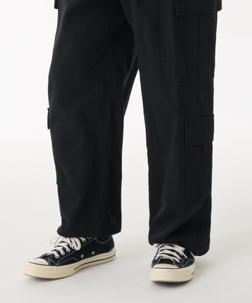 MUSINSA STANDARD（ムシンサスタンダード）の「コットンワイドマルチポケットカーゴパンツ[ブラック]（その他パンツ・メンズ・その他・40/38/33/26/27/28/29/42/36/34/32/30/31）」の10枚目の写真