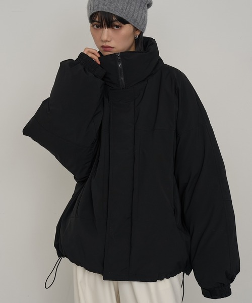 NOGLE(ノグル)の「【NOGLE/ノグル】スタンドパテッドジャケット(ダウンジャケット/コート・レディース・ブラック系その他/ブラック/ブラウン系その他/アイボリー・FREE)」の2枚目の写真