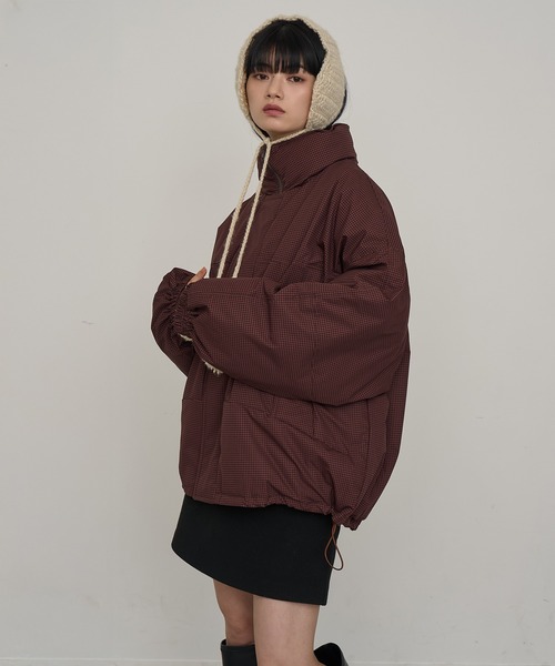 NOGLE(ノグル)の「【NOGLE/ノグル】スタンドパテッドジャケット(ダウンジャケット/コート・レディース・ブラック系その他/ブラック/ブラウン系その他/アイボリー・FREE)」の16枚目の写真