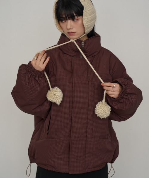 NOGLE(ノグル)の「【NOGLE/ノグル】スタンドパテッドジャケット(ダウンジャケット/コート・レディース・ブラック系その他/ブラック/ブラウン系その他/アイボリー・FREE)」の14枚目の写真