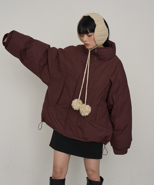 NOGLE(ノグル)の「【NOGLE/ノグル】スタンドパテッドジャケット(ダウンジャケット/コート・レディース・ブラック系その他/ブラック/ブラウン系その他/アイボリー・FREE)」の15枚目の写真