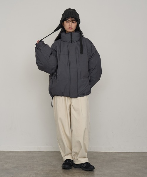 NOGLE(ノグル)の「【NOGLE/ノグル】スタンドパテッドジャケット(ダウンジャケット/コート・レディース・ブラック系その他/ブラック/ブラウン系その他/アイボリー・FREE)」の12枚目の写真