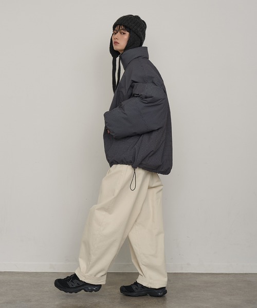 NOGLE(ノグル)の「【NOGLE/ノグル】スタンドパテッドジャケット(ダウンジャケット/コート・レディース・ブラック系その他/ブラック/ブラウン系その他/アイボリー・FREE)」の8枚目の写真