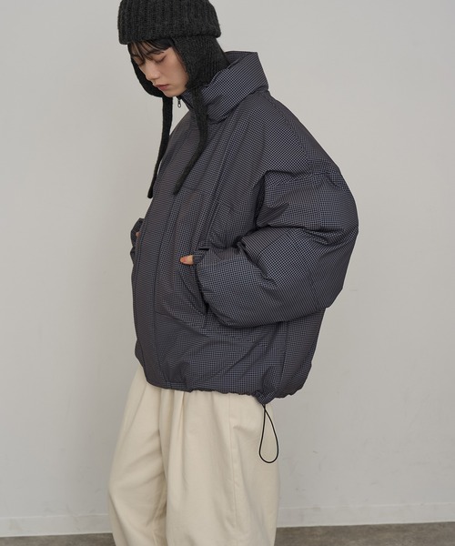 NOGLE(ノグル)の「【NOGLE/ノグル】スタンドパテッドジャケット(ダウンジャケット/コート・レディース・ブラック系その他/ブラック/ブラウン系その他/アイボリー・FREE)」の6枚目の写真