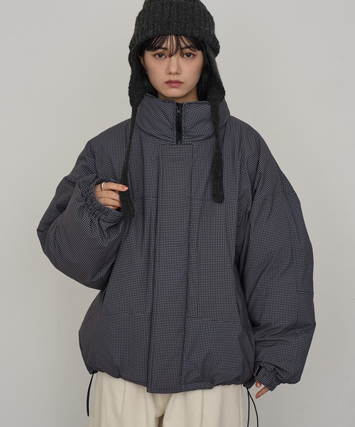 NOGLE(ノグル)の「【NOGLE/ノグル】スタンドパテッドジャケット(ダウンジャケット/コート・レディース・ブラック系その他/ブラック/ブラウン系その他/アイボリー・FREE)」の5枚目の写真