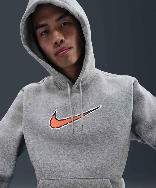 NIKE(ナイキ)の「NIKE/ナイキ AS M NK CLUB BB HDY NEO V パーカー/プルオーバー HV0855-010/HV0855-063/HV0855-133(パーカー・メンズ・ブラック/オフホワイト/ダークグレー・M/L/XL/2XL)」の7枚目の写真
