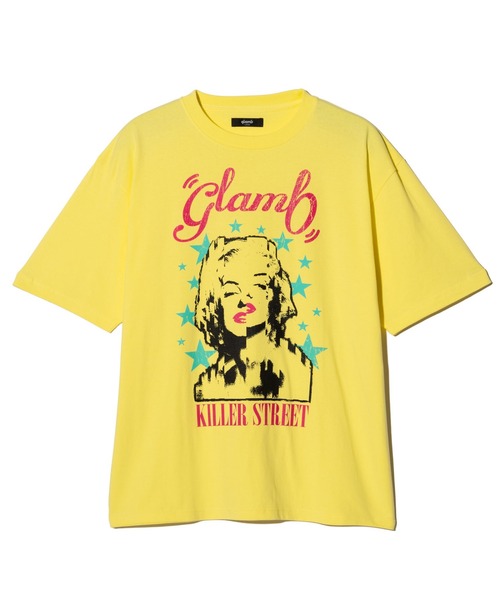 glamb（グラム）の「Killer Street T-Shirt / キラーストリートTシャツ（Tシャツ/カットソー・メンズ・イエロー/ホワイト/ブラック・S/M/L）」の6枚目の写真
