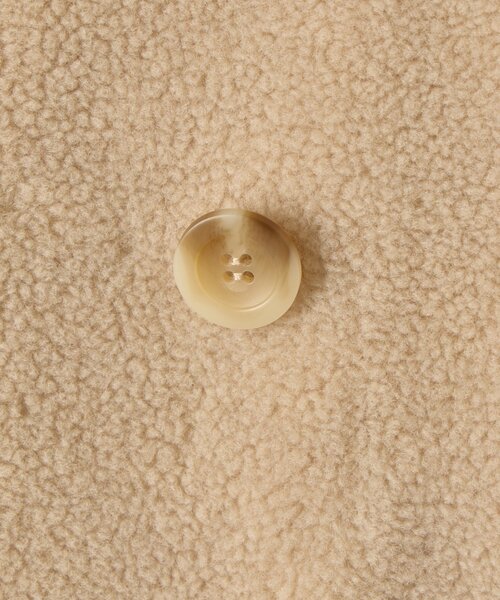 Jena espace merveilleux（ジェナ　エスパスメルヴェイユ）の「ボアダブルジャケット（その他アウター・レディース・ベージュ/チャコールグレー・FREE）」の12枚目の写真