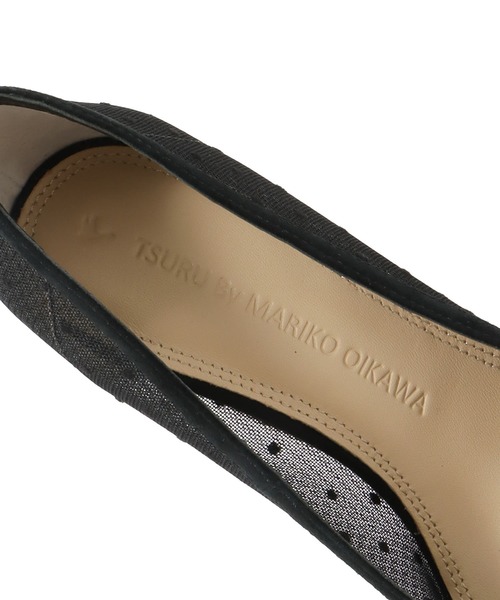 TSURU by Mariko Oikawa（ツルバイマリコオイカワ）の「TSURU by Mariko Oikawa / Alexa(オーガンジードットパンプス WW-2253880)（パンプス・レディース・ブラック・36/37）」の11枚目の写真