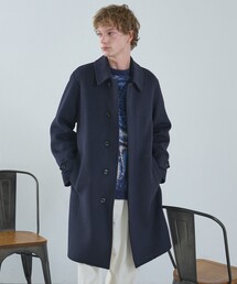 ABAHOUSE | 【ON/OFF兼用】ウールモッサ バルカラーコート / ステンカラー(ステンカラーコート)