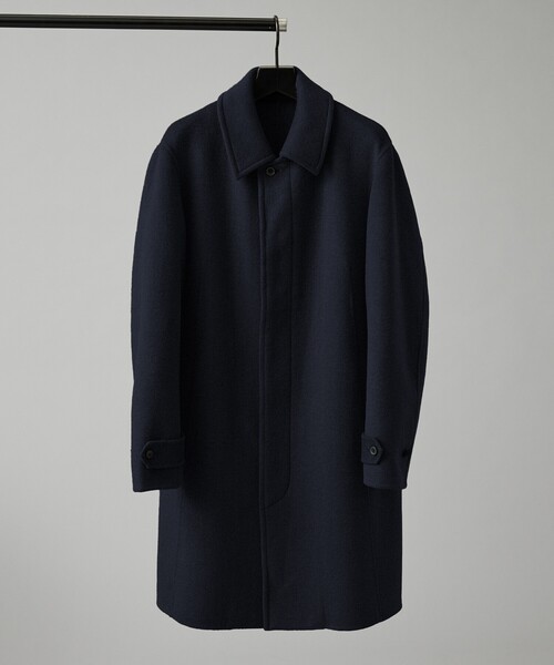 ABAHOUSE(アバハウス)の「【ON/OFF兼用】ウールモッサ バルカラーコート / ステンカラー(ステンカラーコート・メンズ・グレイッシュベージュ/ダークネイビー・44/46/48/50)」の20枚目の写真