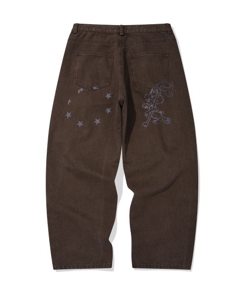 Retriever Club（レトリーバークラブ）の「リルラビットデニム [ブラウン]（デニムパンツ・メンズ・その他・SMALL/MEDIUM/LARGE）」の3枚目の写真