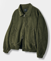 DIMITRI BLACK（ディミトリブラック）の「2WAYクロップコーデュロイドリズラージャケット_オリーブ（デニムジャケット）」