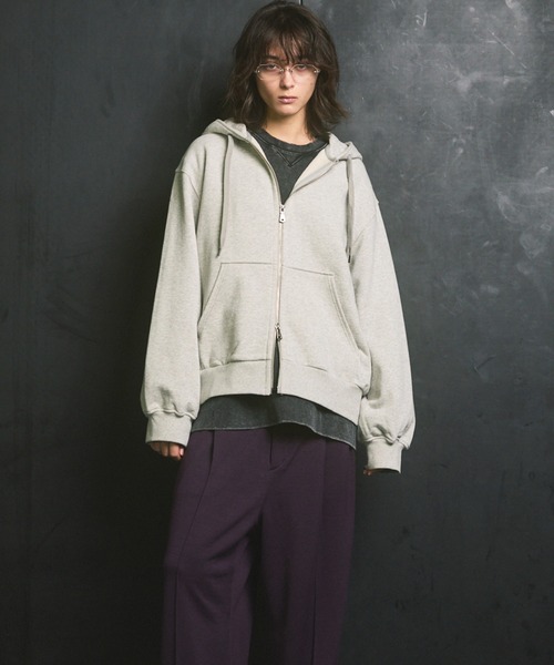 UNISEX》【ONE-MILE WEAR】Prime-Over Zip Hoodie/ワンマイルウェア