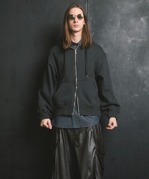 UNISEX》【ONE-MILE WEAR】Prime-Over Zip Hoodie/ワンマイルウェア