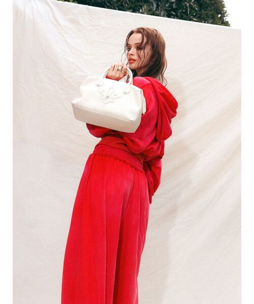 EVRIS（エヴリス）の「エンブレムボストンBAG（ボストンバッグ・レディース・ブラック/ブラウン/ホワイト・FREE）」の5枚目の写真