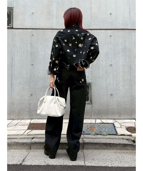 EVRIS（エヴリス）の「エンブレムボストンBAG（ボストンバッグ・レディース・ブラック/ブラウン/ホワイト・FREE）」の12枚目の写真