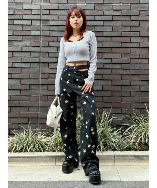 EVRIS（エヴリス）の「エンブレムボストンBAG（ボストンバッグ・レディース・ブラック/ブラウン/ホワイト・FREE）」の13枚目の写真