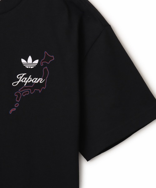 adidas(アディダス)の「adidas JAPAN S/S TEE / アディダス ジャパン ショートスリーブ ティー(Tシャツ/カットソー・メンズ・ブラック・XXL/XL/L/M/S)」の5枚目の写真
