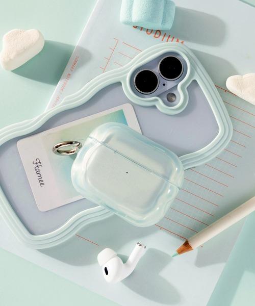 Hamee(ハミィ)の「AirPods Pro(第3/2/1世代)/AirPods(第4世代) 専用 PHONEAR なみ型 AirPods ケース macaron(ヘッドフォン/イヤホン・レディース・ブラック/ブルー/イエロー/ミント/ラベンダー/ホワイト/ピンク・B/A4/C)」の4枚目の写真