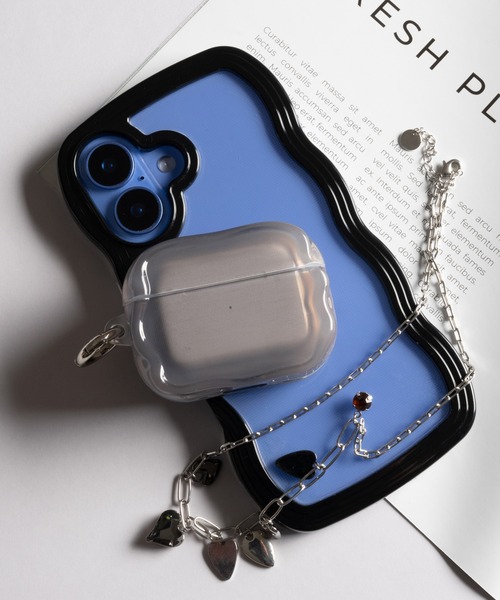 Hamee(ハミィ)の「AirPods Pro(第3/2/1世代)/AirPods(第4世代) 専用 PHONEAR なみ型 AirPods ケース macaron(ヘッドフォン/イヤホン・レディース・ブラック/ブルー/イエロー/ミント/ラベンダー/ホワイト/ピンク・B/A4/C)」の3枚目の写真
