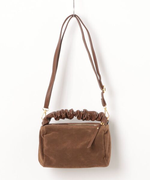 TONE SELECT GOODS（トーンセレクトグッズ）の「Liaa/スエード 2way ショルダーバッグ A18720（ショルダーバッグ・レディース・ブラウン/ダークブラウン/ブラック・FREE）」の9枚目の写真