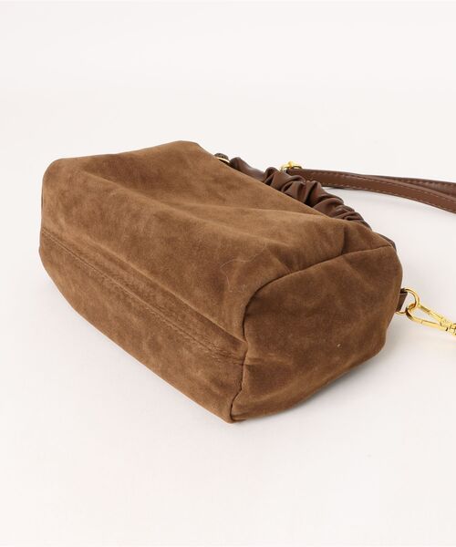 TONE SELECT GOODS（トーンセレクトグッズ）の「Liaa/スエード 2way ショルダーバッグ A18720（ショルダーバッグ・レディース・ブラウン/ダークブラウン/ブラック・FREE）」の10枚目の写真