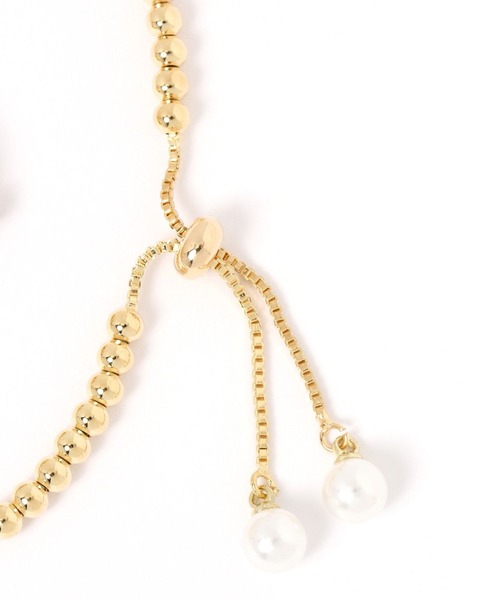 niko and...（ニコアンド）の「チェーンブレスレットウォッチ（アナログ腕時計・レディース・イエロー/グレー・0）」の6枚目の写真