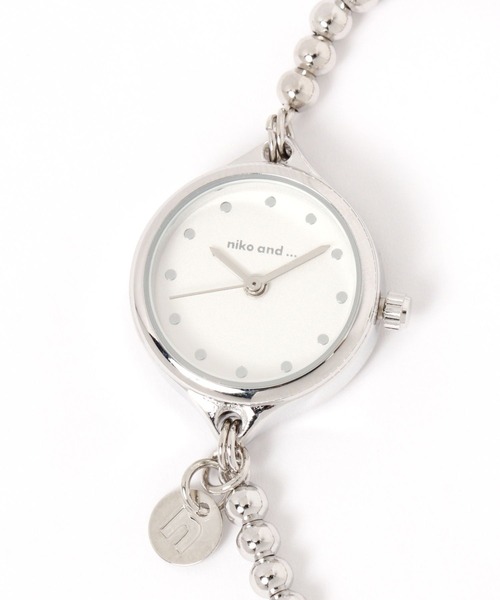 niko and...（ニコアンド）の「チェーンブレスレットウォッチ（アナログ腕時計・レディース・イエロー/グレー・0）」の7枚目の写真